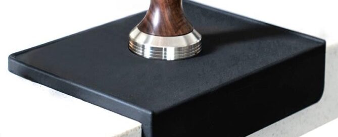 Coffee Tamper Silicone Mat Black Silicone Food Grade Pad Coffee Tamp Station