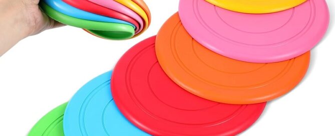 Flying Discs for Kids Soft Rubber Dog Training Flying Discs Outdoor Playing Disk Flyer