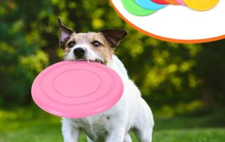 Flying Discs for Kids Soft Rubber Dog Training Flying Discs Outdoor Playing Disk Flyer