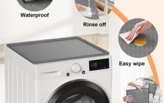 Foldable Silicone Washer and Dryer Top Protector Mat Silicone Washer Covers