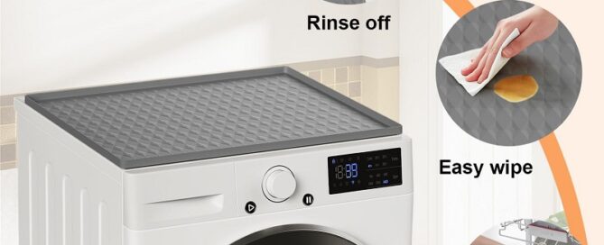 Foldable Silicone Washer and Dryer Top Protector Mat Silicone Washer Covers