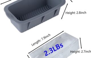 Large Ice Block Mold Grey Silicone Ice Block Molds for Ice Bath Tub Big Ice Cube Molds for Ice Bath