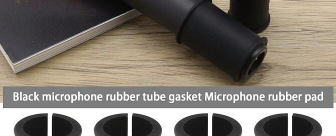 Microphone Shock Mount Rubber Sleeve Replacement Microphone Stand Rubber Gasket