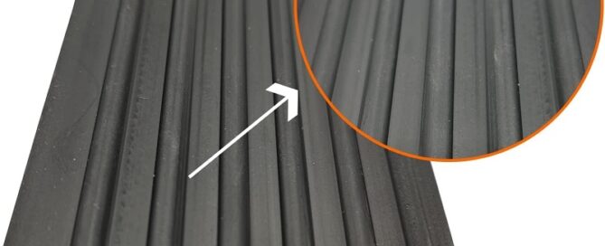 Non-slip solid Rubber Portable Sill Scooter Ramp Doorway Threshold Transition Strip for Wheelchairs