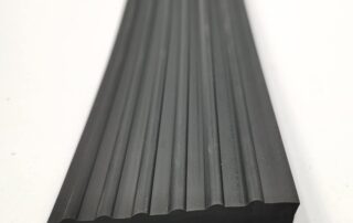 Non-slip solid Rubber Portable Sill Scooter Ramp Doorway Threshold Transition Strip for Wheelchairs