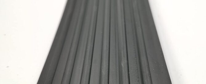 Non-slip solid Rubber Portable Sill Scooter Ramp Doorway Threshold Transition Strip for Wheelchairs