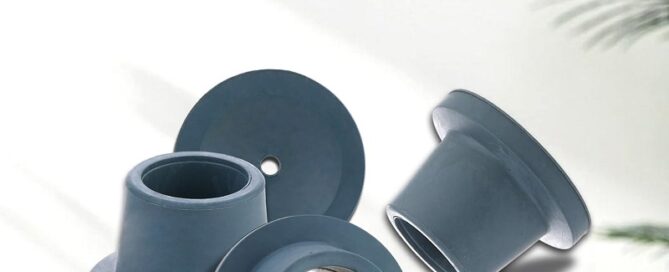 Rubber Feet for Shower Chair Slope Tips Non-Slip Shower Bench Shower Suction Cup Feet Caps for Bath Chair