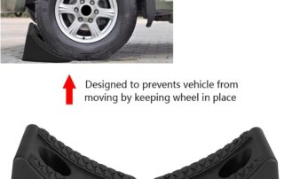 Rubber Wheel Chocks Wheel Car Antislip Block Rubber Car Tyre Slip Stopper Block