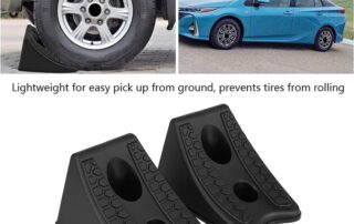 Rubber Wheel Chocks Wheel Car Antislip Block Rubber Car Tyre Slip Stopper Block