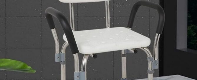 Shower Chair Rubber Stoppers for Shower Chair Non-Slip Shower Chair Leg Tips Rubber Feet
