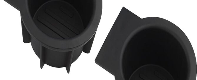 Silicone Cup Holder Insert Front Center Console Rubber Cup Holder