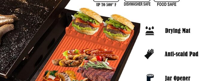 Silicone Grill Pad for Outdoor Grill Kitchen Counter Food Grade BBQ Grill Mats