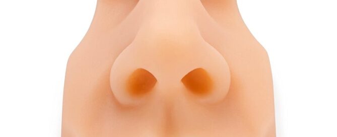 Silicone Nose Model Piercing Practice Body Parts Soft Elastic Reusable Piercing Nose Model