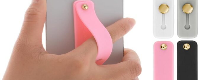 Silicone Phone Grip Holder Phone Loop Finger Holder Silicone Cell Phone Grip Strap