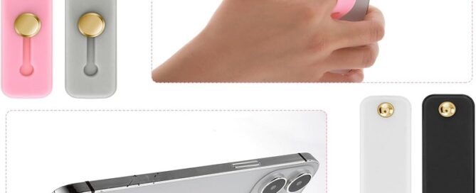Silicone Phone Grip Holder Phone Loop Finger Holder Silicone Cell Phone Grip Strap