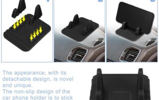 Silicone Phone Holder for Car Universal Anti-Slip Dashboard Car Cellphone Pad GPS Mounting Mat