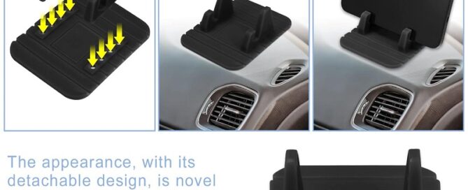 Silicone Phone Holder for Car Universal Anti-Slip Dashboard Car Cellphone Pad GPS Mounting Mat