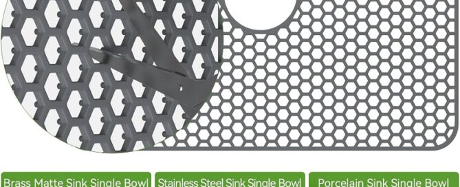 Silicone Sink Mat Kitchen Sink Mats Heat-Resistant Flexible Rubber Stable Sink Mats