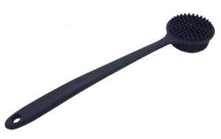 Back Scrubber for Shower Soft Silicone Bath Body Brush with Long Handle