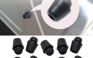 Black Rubber Car Bumper Door shock Absorber Cushion Universal Car Door Protection Sticker