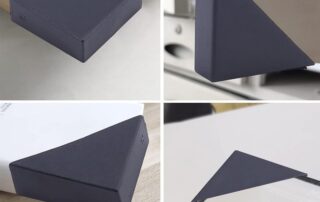 Black Triangle Shape Silicone Glass Corner Guards Covers Protectors Rubber Corner Protectors