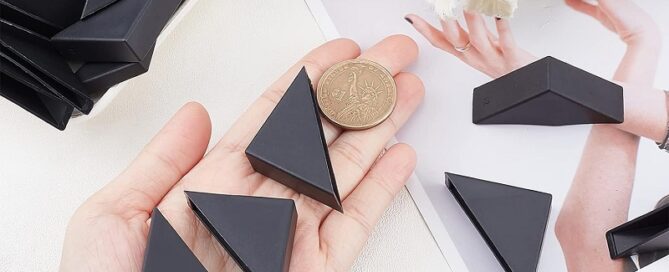 Black Triangle Shape Silicone Glass Corner Guards Covers Protectors Rubber Corner Protectors