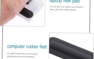 Bottom Shell Rubber Cushion Laptop Rubber Feet Black Rubber Computer Bottom Feet