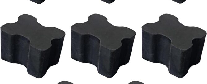 Car Coil Spring Spacers Wear Resistant Rubber Coil Spring Boosters Coil Spring Spacers for Car