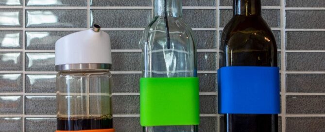 Colorful Heat-Resistant Tumblers Silicone Sleeve Travel Water Bottles Rubber band