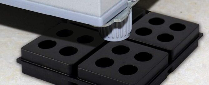 Elastomeric Insulation Anti Vibration Pads Heavy Duty Rubber Waffle Vibration Isolation Pads