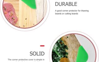 Kids Cutting Board Corner Protector Silicone Baby Edges Protector Corner Guards for Chopping Board