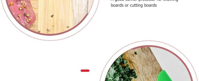 Kids Cutting Board Corner Protector Silicone Baby Edges Protector Corner Guards for Chopping Board