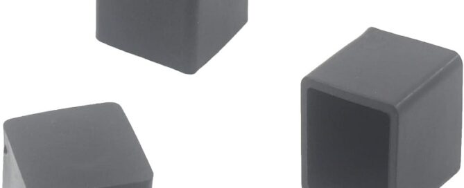 Rubber Chair Leg Caps Square Feet Hardwood Floor Protector Cover for Furniture Feet