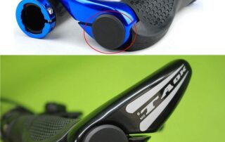 Rubber Handlebar Bar End Plugs Caps Black For Road Bicycle Grip