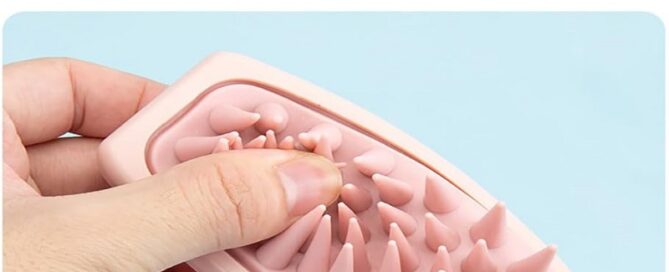 Scalp Massager Shampoo Brush Hair Scrubber Scalp Brush Silicone Scalp Hair Comb