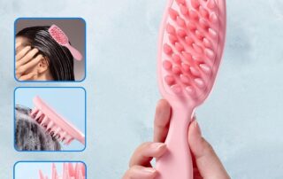 Scalp Massager Shampoo Brush Hair Scrubber Scalp Brush Silicone Scalp Hair Comb