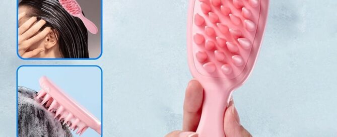 Scalp Massager Shampoo Brush Hair Scrubber Scalp Brush Silicone Scalp Hair Comb