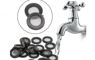 Shower Head Gasket Prevent Leakage Rubber Washer with Stainless Steel Filter Garden Hose Connector