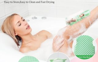 Silicone Body Scrubber Glove-Body Scrubber Exfoliator for Use in Shower and Bath