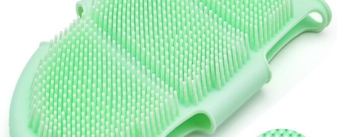 Silicone Body Scrubber Glove-Body Scrubber Exfoliator for Use in Shower and Bath