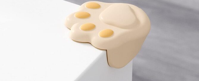 Silicone Cat Table Corner Protectors for Babies Baby Proofing Corner Protector Stop Child Head Injuries