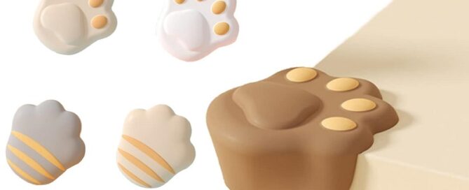 Silicone Cat Table Corner Protectors for Babies Baby Proofing Corner Protector Stop Child Head Injuries