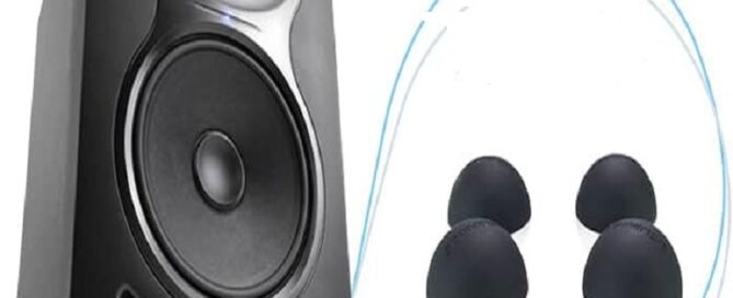 Silicone Feet Isolation for Amplifiers Audio Equipment Non-Skid Hemisphere with Adhesive