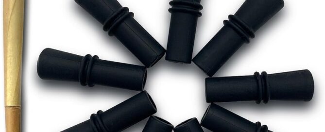 Silicone Filter Tip Reusable Pre-Rolled Cone Paper Filter Mouthpiece Rubber Joint