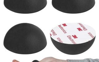 Silicone Hemisphere Bumpers Isolation Feet Rubber Non-Skid Speaker Pads with Adhesive