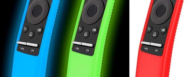 Silicone Protective Case for TV Remote Control Shockproof Glowing TV Remote Skin Sleeve