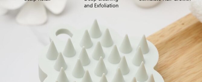 Silicone Scalp Massager Shampoo Brush Soft Silicone Scalp Brush Wet Dry Scalp Brush