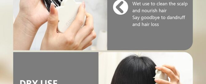 Silicone Scalp Massager Shampoo Brush Soft Silicone Scalp Brush Wet Dry Scalp Brush