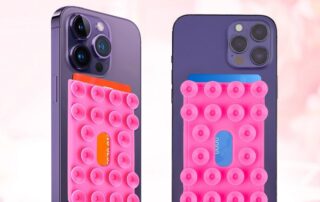 Silicone Suction Phone Case Adhesive Mount 20 Strong Sticky Suction Cups Phone Card Holder Wallet