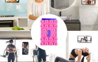 Silicone Suction Phone Case Adhesive Mount 20 Strong Sticky Suction Cups Phone Card Holder Wallet